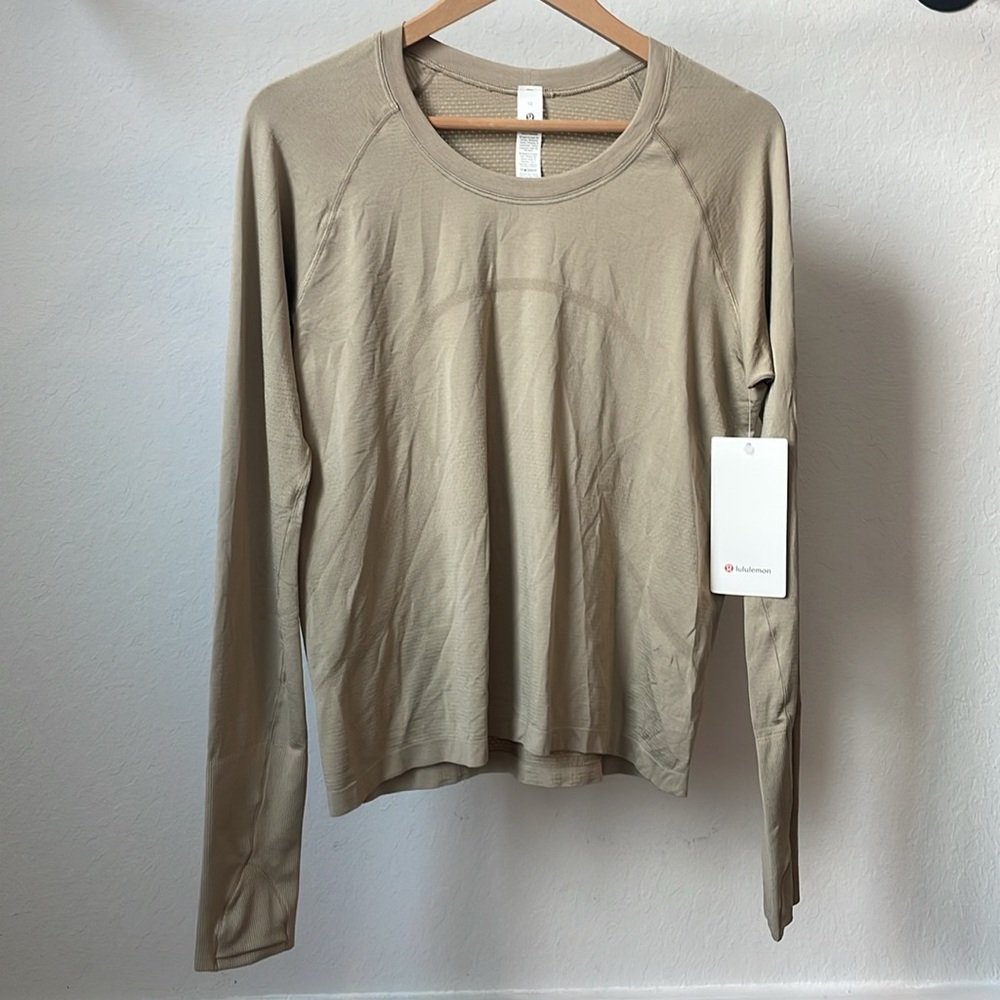 NEW Lululemon Swiftly Tech Long-Sleeve Shirt 2.0 *Waist Length - Picture 3 of 8